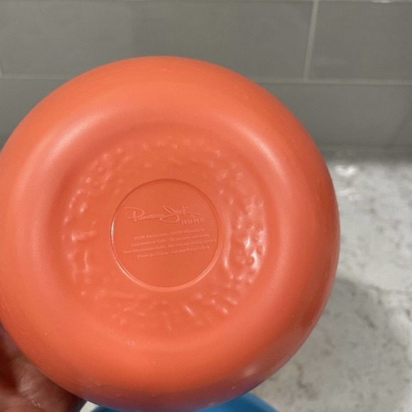 SET 4 BRIGHT MULTI Color Salad Cereal Bowls Melamine Panama Jack Fiesta Bahama - Picture 7 of 12